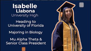 OCPS | #OCPSGrads University High - Isabelle Llabona