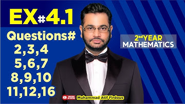 Distance Formula  XII EERCISE 4 .1 (Q#  2,3,4,5,6,7,8,9,10,11,12,16) 😷