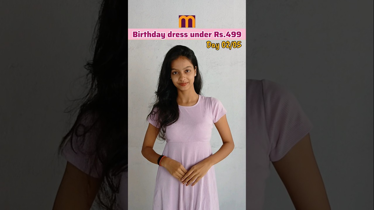 Birthday dress under Rs.499 from meesho| 