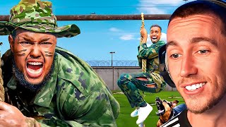 Miniminter Reacts To Beta Squad 24 Hours In Military Combat School