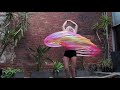 Woman shows amazing skills with multiple hula hoops  1097056