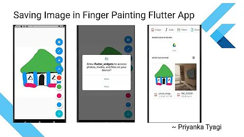 Saving Image in Finger Painting Flutter App