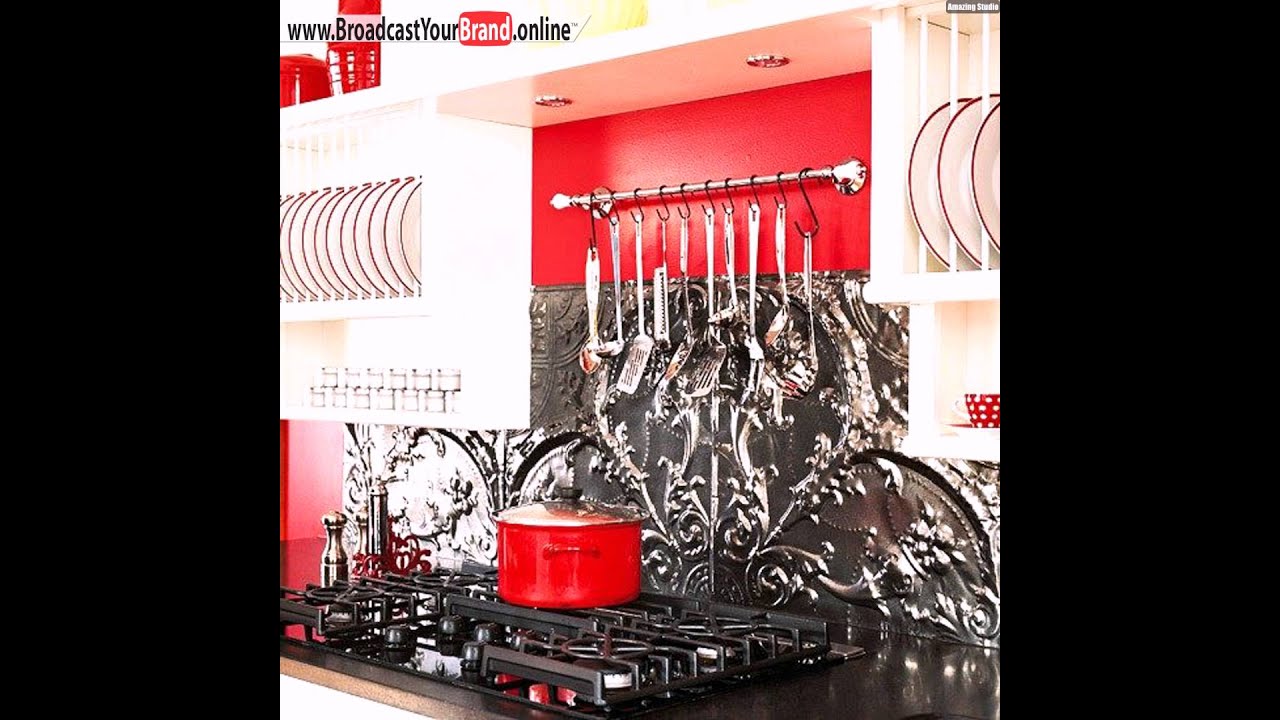 Küchenrückwand Ideen Metall Fliesenspiegel - YouTube