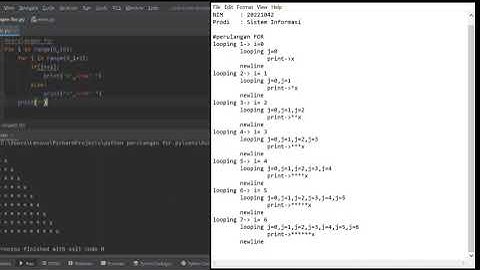 Perulangan FOR (Tugas Daspro Pertemuan 10)