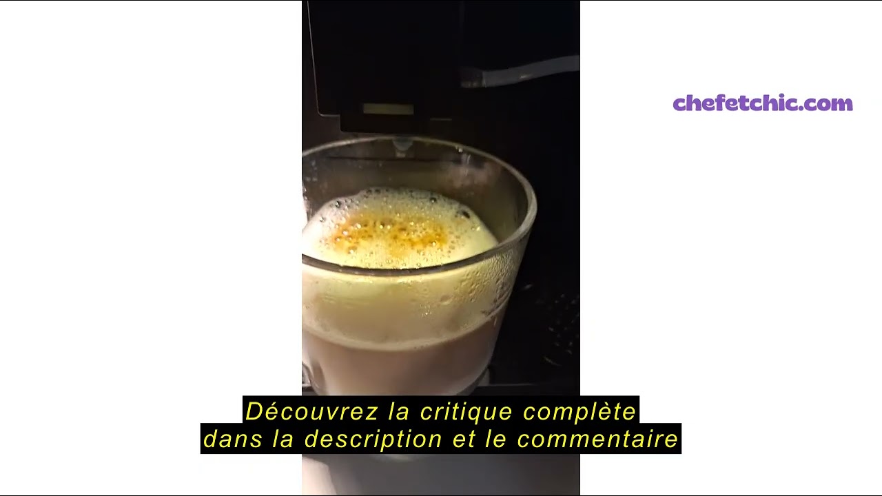 Avis sur la Cecotec Machine a Café Espresso Superautomatique Cremmaet Compactccino Connected. 19 Bar