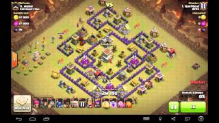 How to attack using Golems Pekka and Wizzard ? Clash of Clan Game screenshot 4
