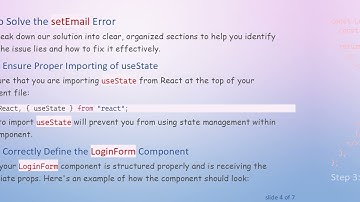 Troubleshooting the setEmail Function Error in ReactJS