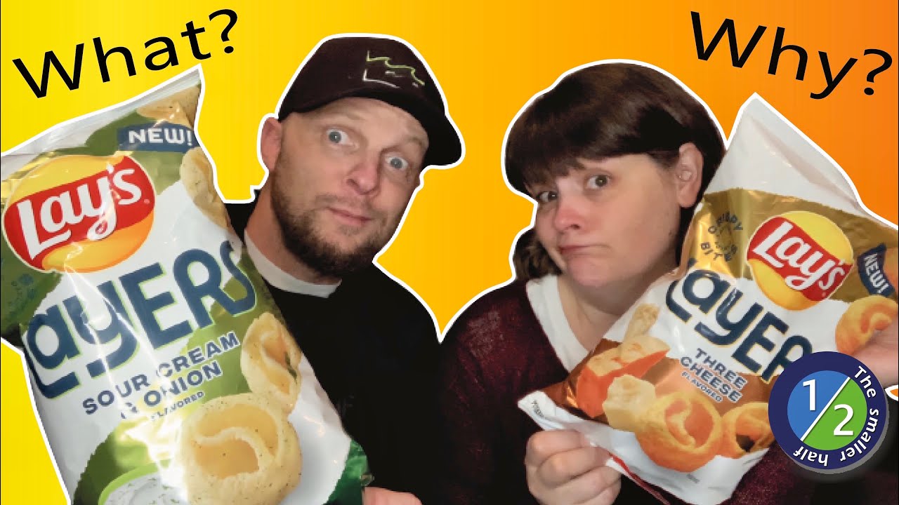 New Lays LAYERS Chips Review Taste Test 2022 what were they thinking