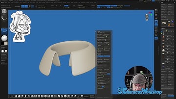 No Chin Guy Stylized ZBrush Sculpt Part #1 | Shane Olson