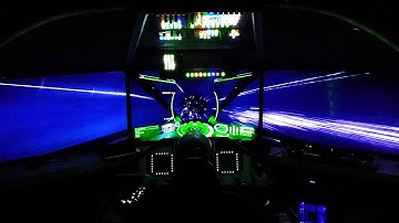 Elite Dangerous cockpit. 3 screens