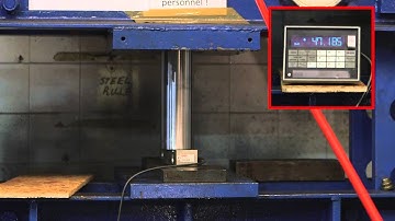 Flintec DSB7 on board vehicle load cell compression destruction test