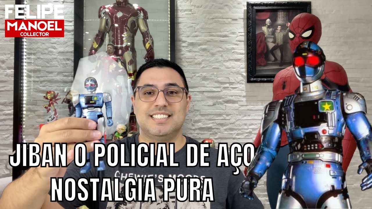 O Policial de Aço Jiban - Figura Nostálgica da Glasslite