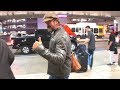 gerard butler looking distinguished while rocking salt pepper beard at lax