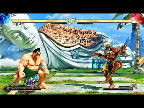 E Honda vs Dhalsim (Hardest AI) - STREET FIGHTER V