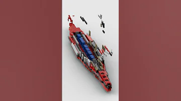 Battleship Bismarck Satisfying Building Animation Shorts 