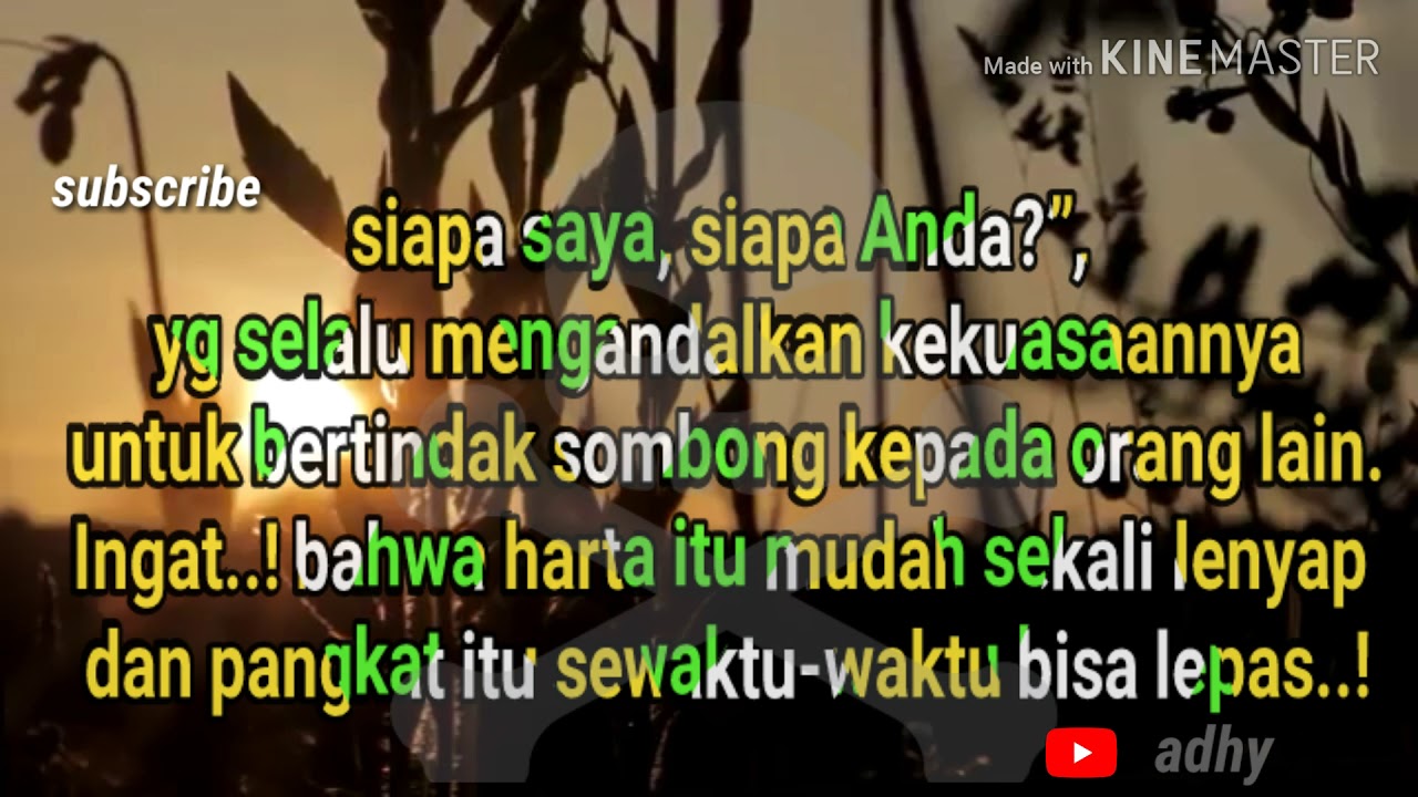 History Wa Sindiran Buat Orang Sombong Youtube