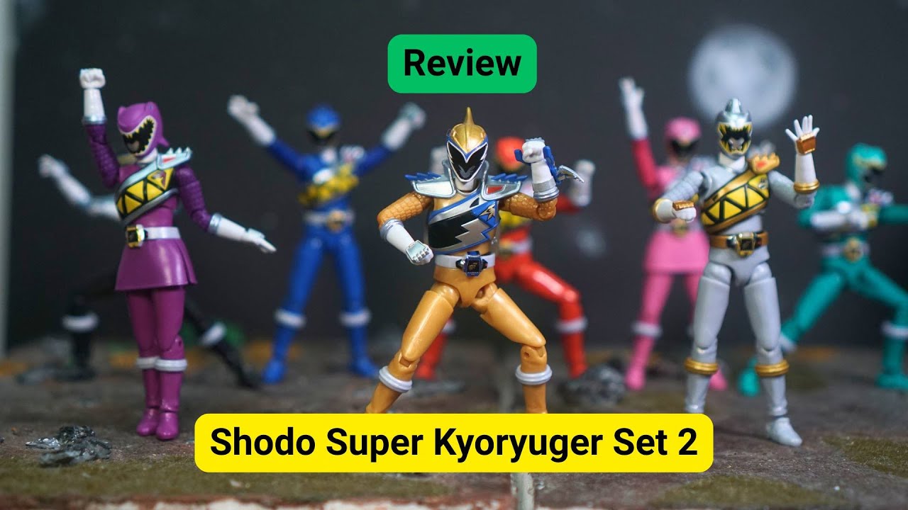 [Akhirnya UPLOAD juga!!] Shodo Super Kyoryuger set 2 review