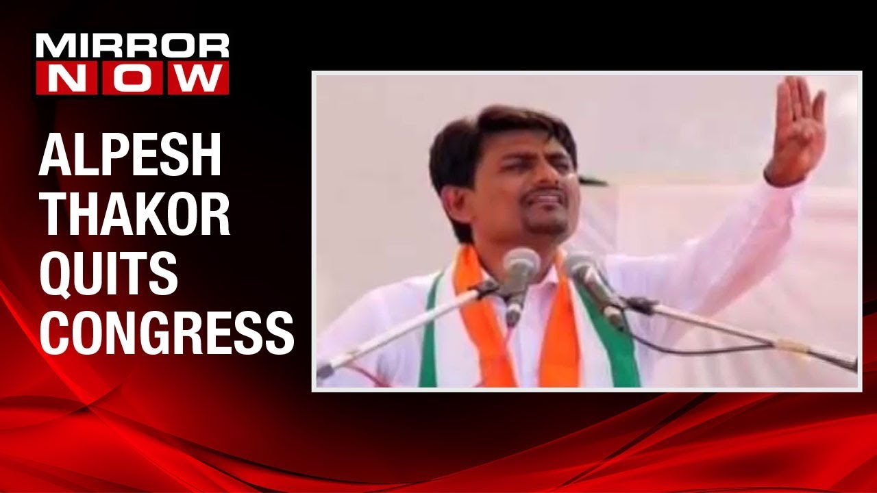 Setback for Congress ahead of 2019 Lok Sabha election OBC leader Alpesh Thakor resigns