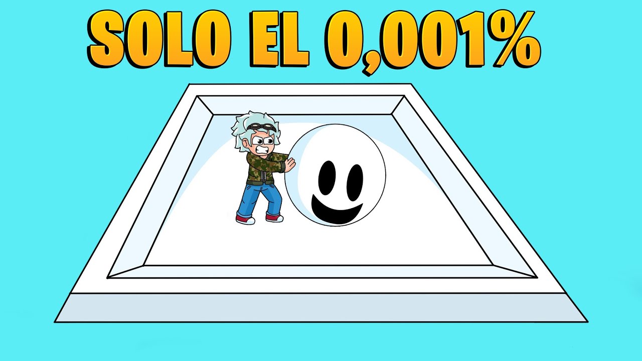 ¡SOLO el 0,001% CONSIGUE SACAR LA PELOTA de LA PLATAFORMA! (IMPOSIBLE) ROBLOX
