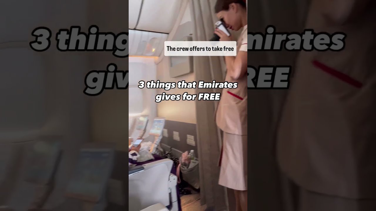 Perks Of Emirates Economy Class Fight Nidhi Nagori Ytshorts Travel