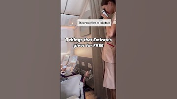 Perks Of Emirates Economy Class Fight | Nidhi Nagori #ytshorts #travel #emirates