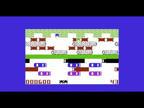 FROGGER - ANIROG - COMMODORE VIC20 VIC-20 GAMEPLAY (WEB20) - YouTube
