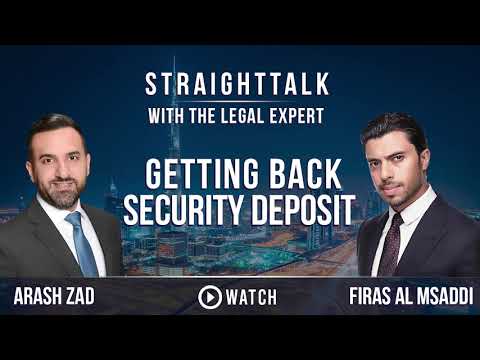 How to get your security deposit back from the landlord?