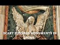 MACABRE FUNERAL MONUMENTS IN ROME  | VLOGMAS DAY 10 #shorts #vlogmas #scarymonuments