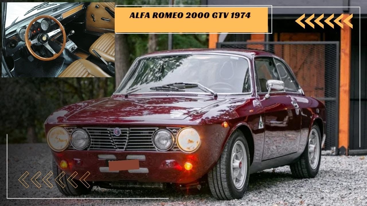 🟢 Alfa Romeo 2000 GTV 1974 - YouTube