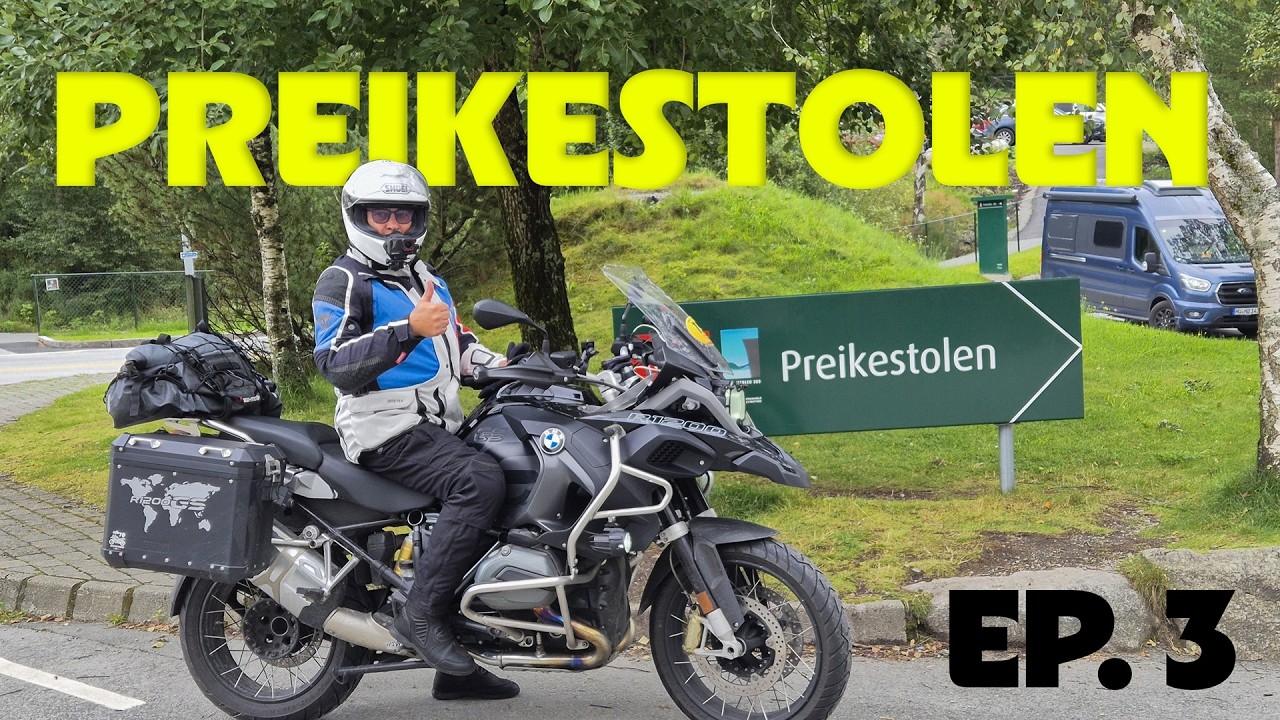 Norvegia in moto 2025 - EP3 - Preikestolen, il tunnel stradale più profondo del mondo e #stavanger