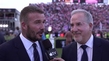 David Beckham Wins First Ever MLS Cup With Inter Miami! | 2025 Audi MLS Cup