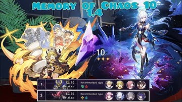 Memory of Chaos 1.4 | Hook & Jing Liu destroys MoC 10