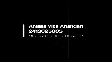 Website FindEvent | UAS Pemrograman Web