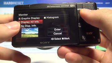 Sony Alpha A5000 - How to Customize Display Buttons?