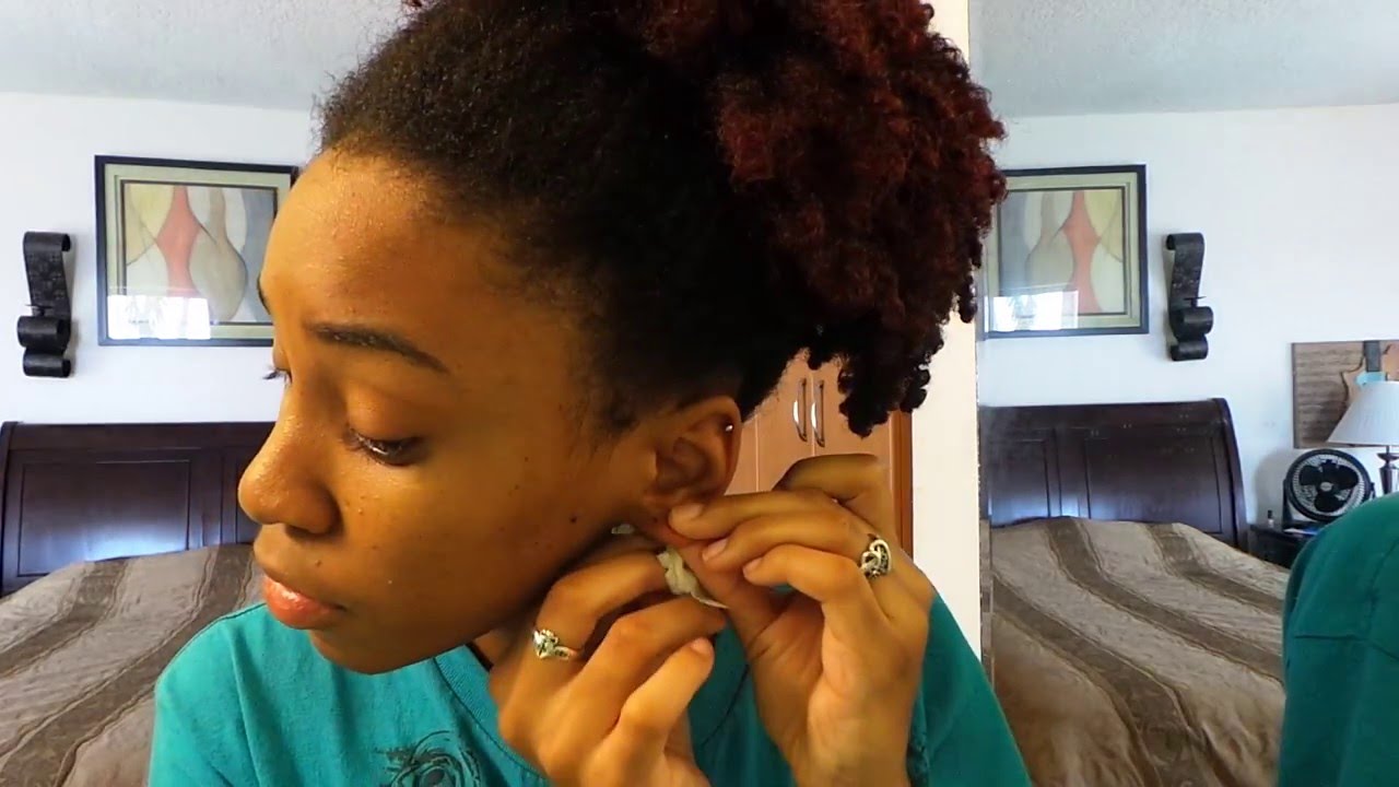 Piercing My Earlobe YouTube