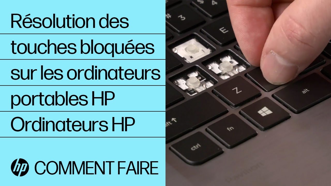 Ordinateurs portables HP - Résolution des problèmes de clavier (Windows)