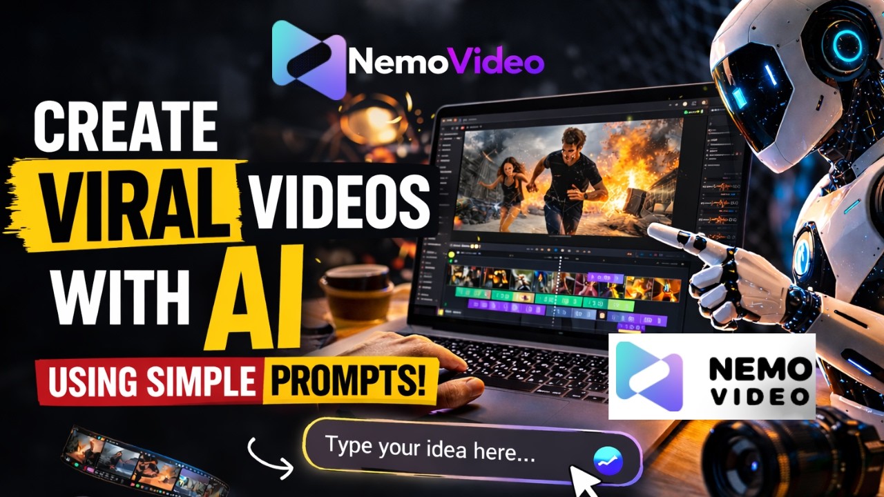 Create Viral Videos With AI Using Simple Prompts | NemoVideo Demo