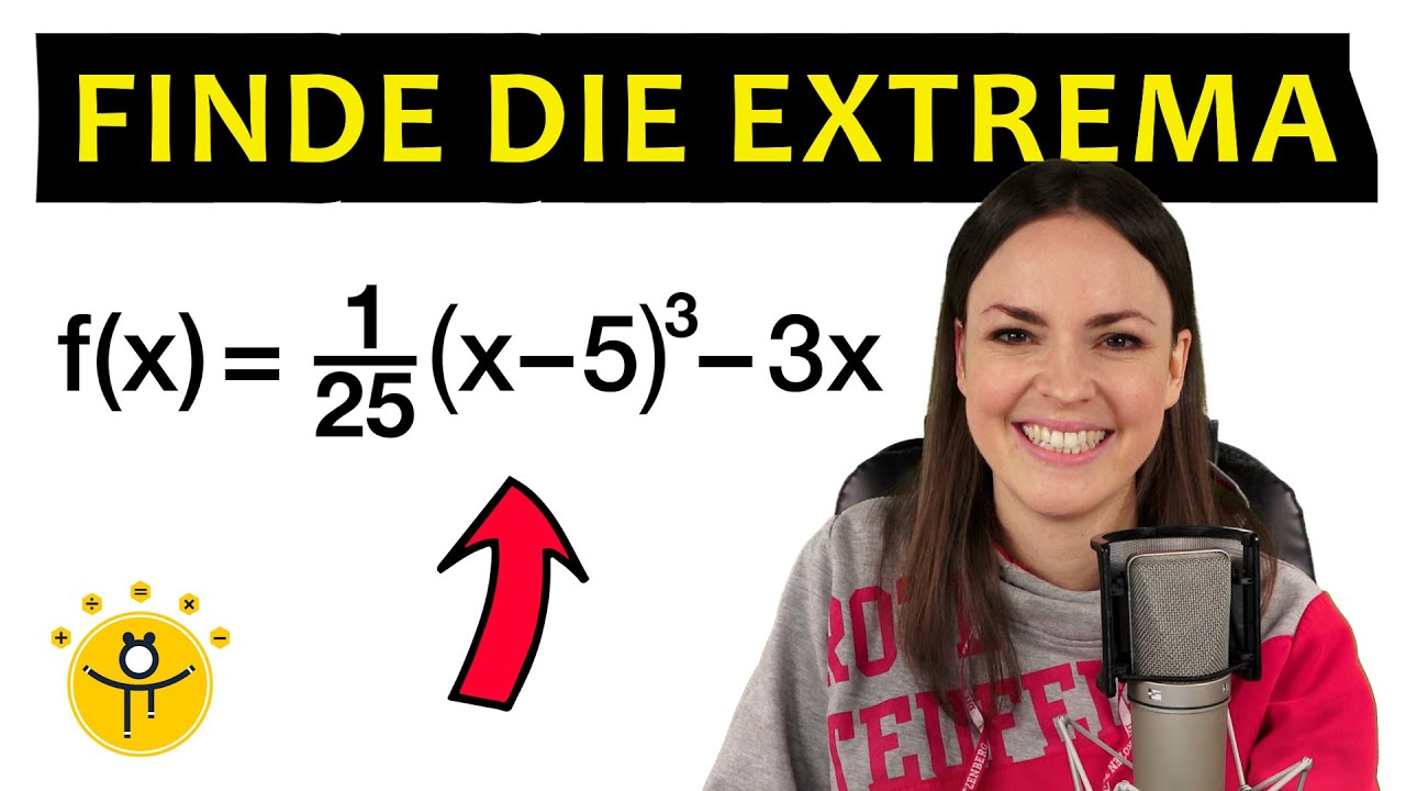 Extrempunkte und Wendepunkte berechnen | Kurvendiskussion, Eselsbrücken, Abitur, Mathe