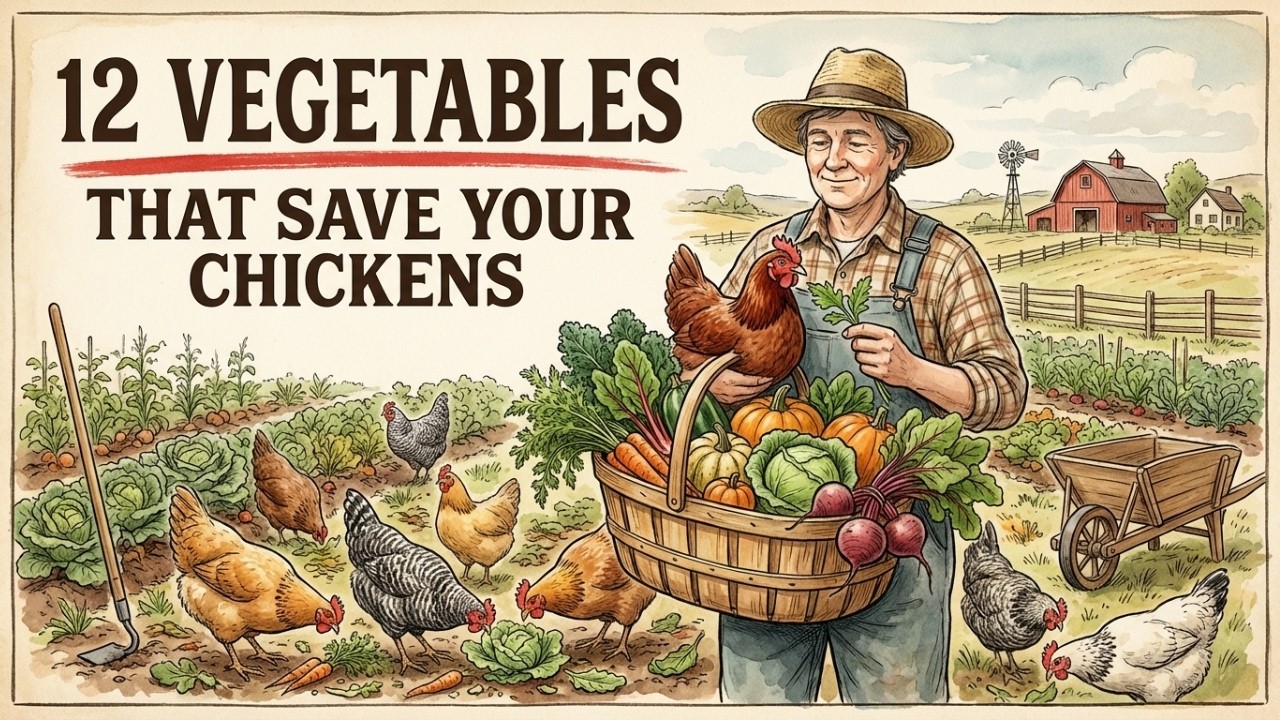 12 vegetables that will instantly reduce your feed costs and increase hens' egg production