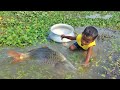 Wow! Best Amazing Hand Catching Fish Video | Smart Boy Fishing By Hand in Bill Water (Part-4)