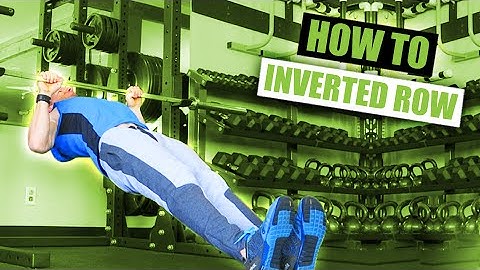 How To Do An BARBELL INVERTED ROW | Exercise Demonstration Video and Guide