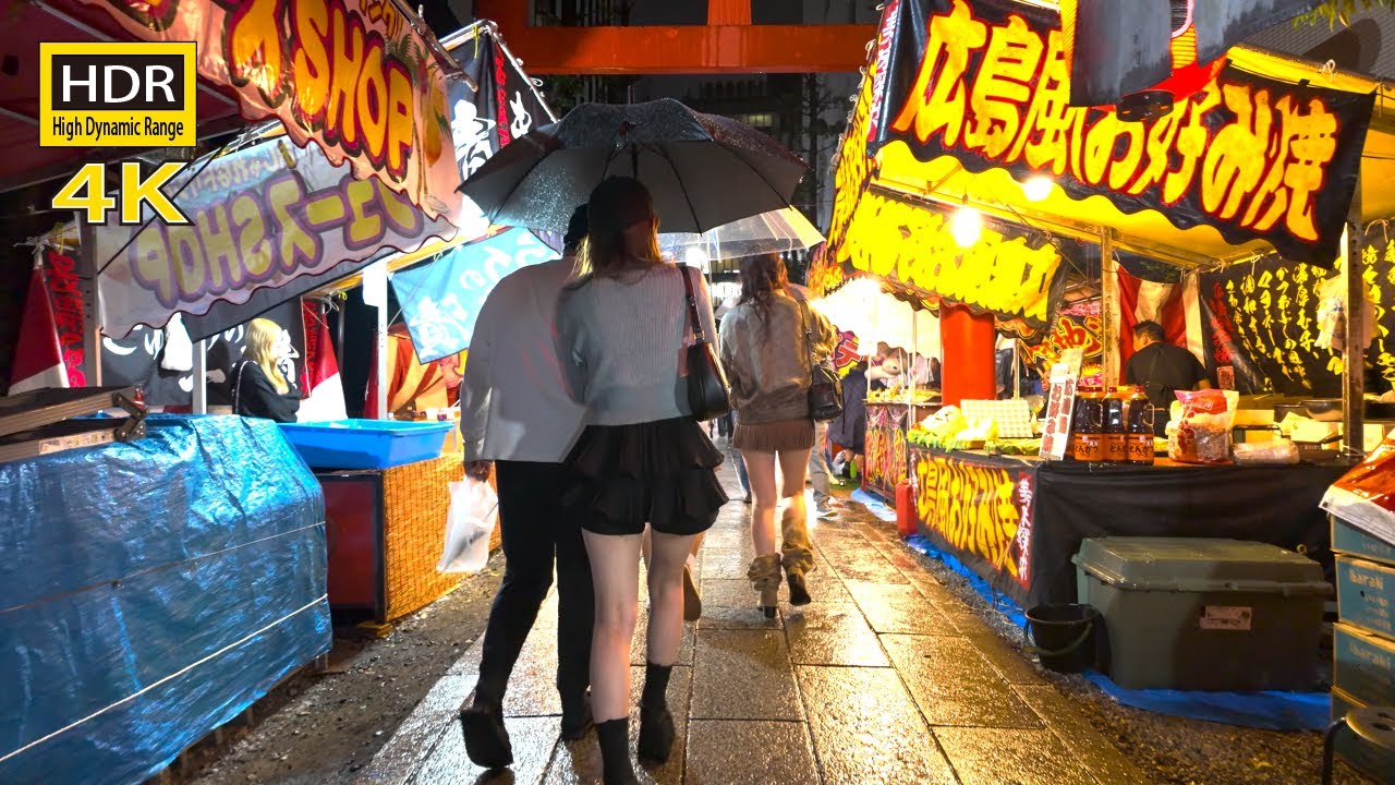 新宿 雨 HDR 4K 3hrs Rainy Night walk in Shinjuku, Tokyo, Japan ( May 24, 2025 )