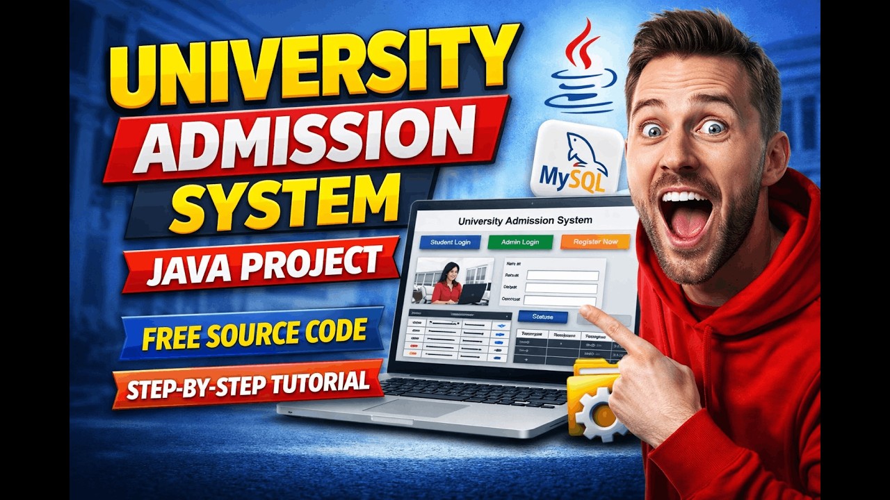 Java Project: University Admission System with GUI & Database | Step-by ...