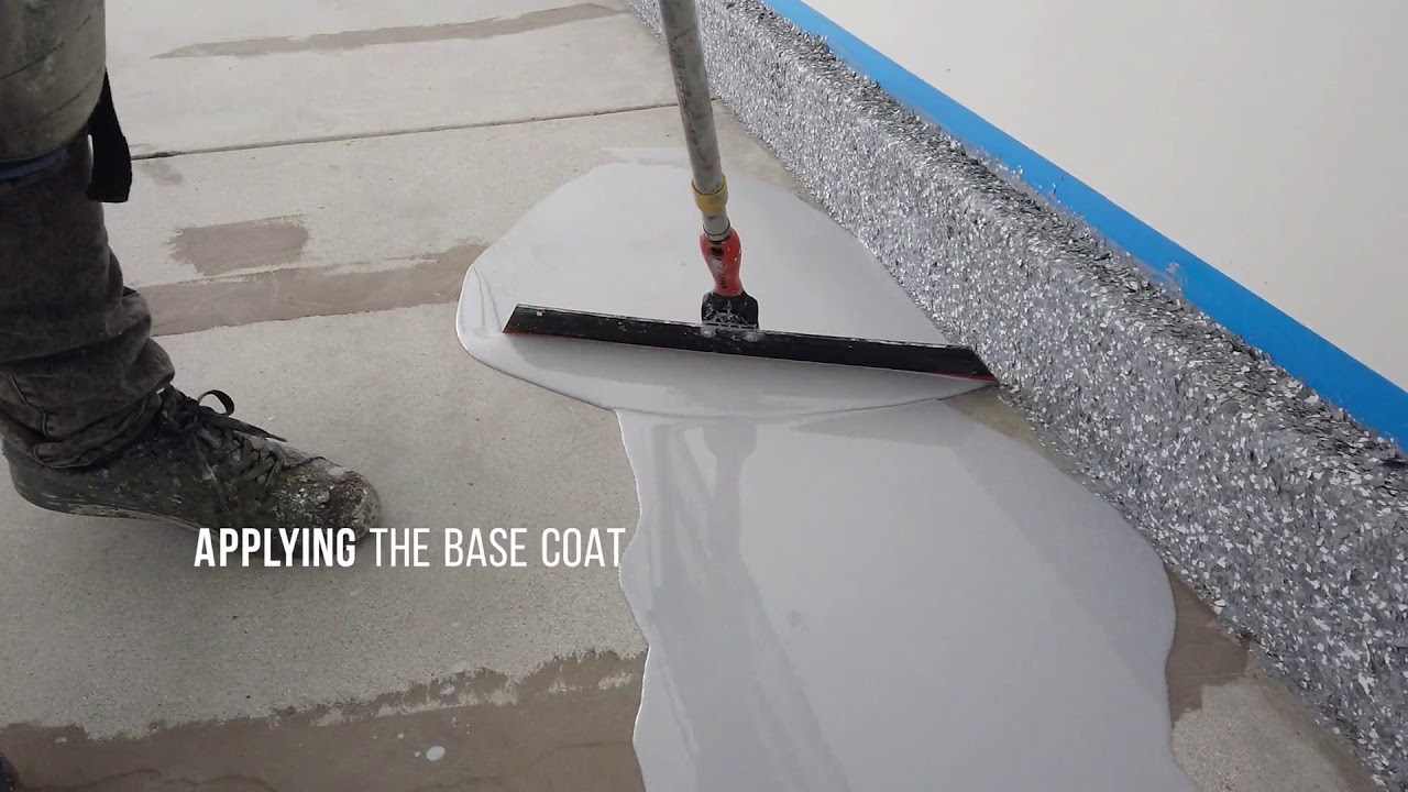 Epoxy floor installation video