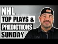 NHL SUNDAY PROFIT HUNT | 5 FULL BREAKDOWNS | NHL TOP BETS &amp; PREDICTIONS