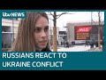 How has Putin presented the Ukraine invasion to Russians and how have they reacted? | ITV News