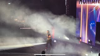 Roman Reigns London 2022 entrance *MASSIVE POP*