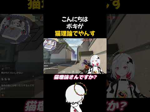 こんにちは、ボキが猫理論でやんす #vtuber  #valorant  #切り抜き #shorts #ミラ