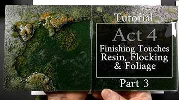 Act 4 Part 3 Tutorial: Add colored Resin Water Effects & shrubbery to Lake, River and Swamp Terrain