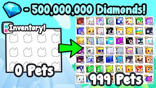 Spending 500 Million Diamonds And Buy Every Huge Pets In Pet Simulator 99! by mayrushart 318,238 views 3 months ago 10 minutes, 34 seconds